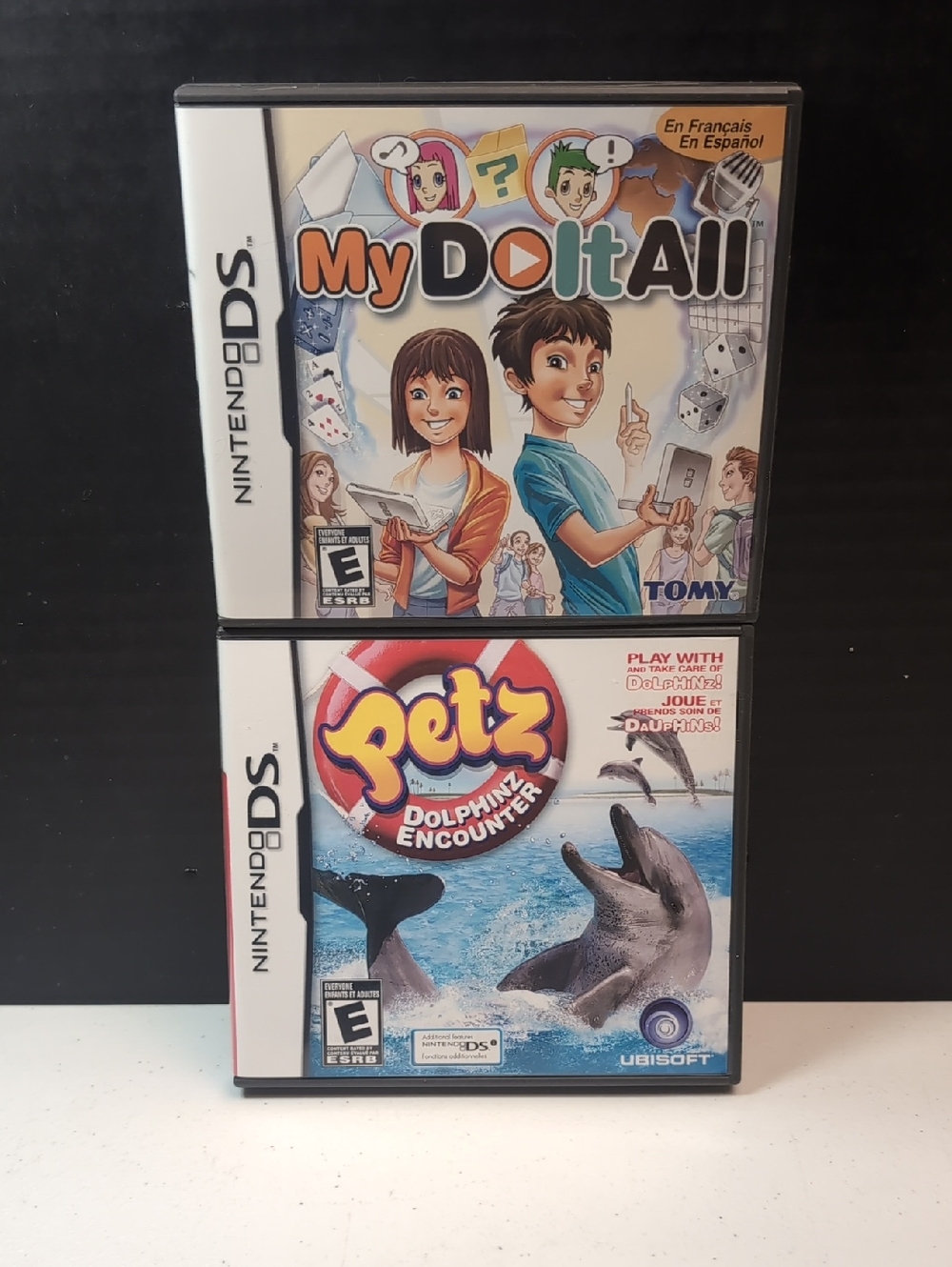 Nintendo DS Petz Dolphinz Encounter & My Do It All Games with Manuals
